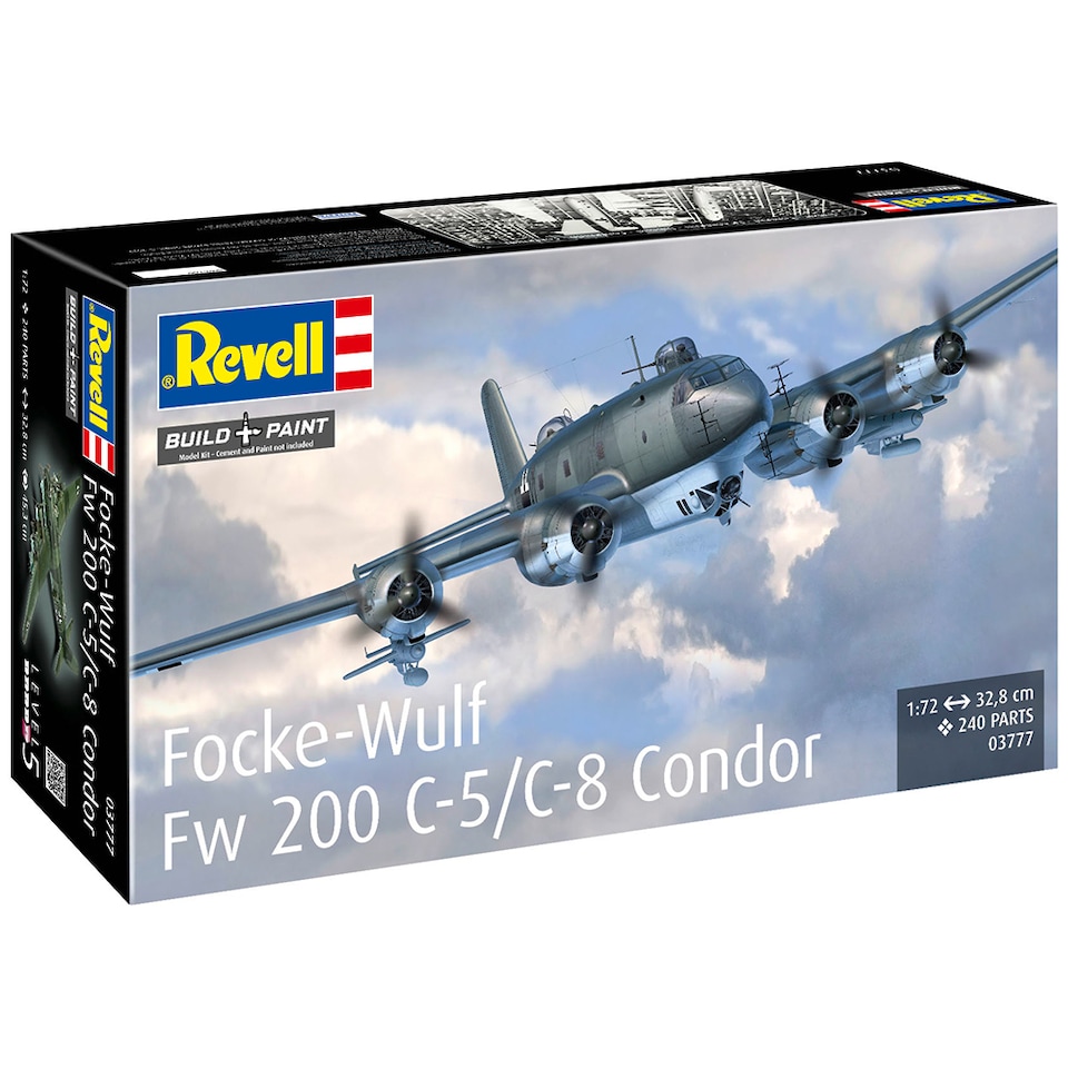 image 1 of Revell Focke-Wulf FW 200 C-5-C-8 Condor Model Kit Scale 1-72