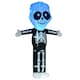 image 1 of HOMCOM 3m Halloween Inflatable Skeleton Ghost Decoration, LED Lighted for Home Indoor Outdoor Garden Lawn Decoration Party Prop