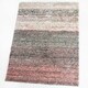 image 1 of KUKOON Pink Stripe Distressed Shaggy Living Room Area Rug 200cm x 290cm Pink