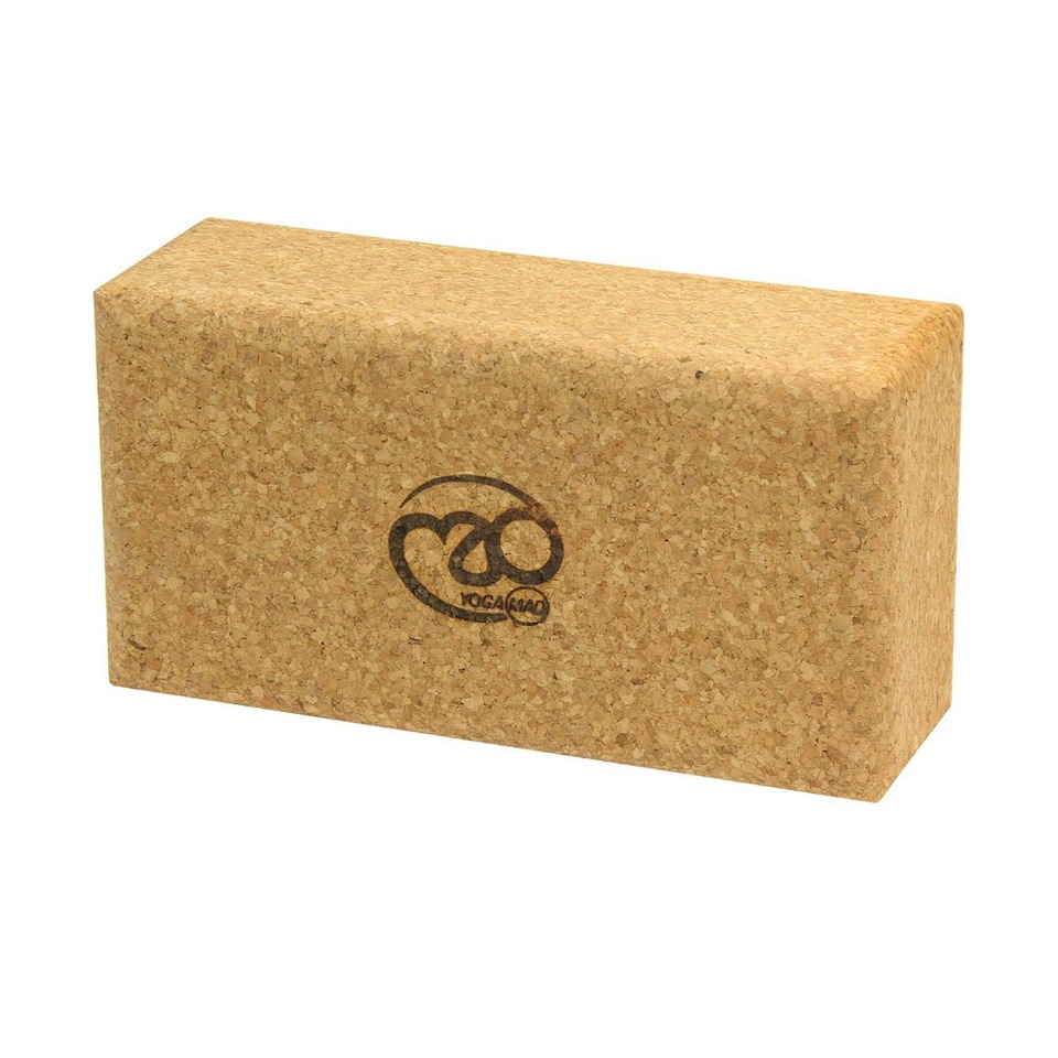 image 1 of Yoga-Mad Cork Yoga Brick - Natural - One Size