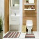 image 5 of Jersey 2 Pcs Non-Slip Bath Set Pink