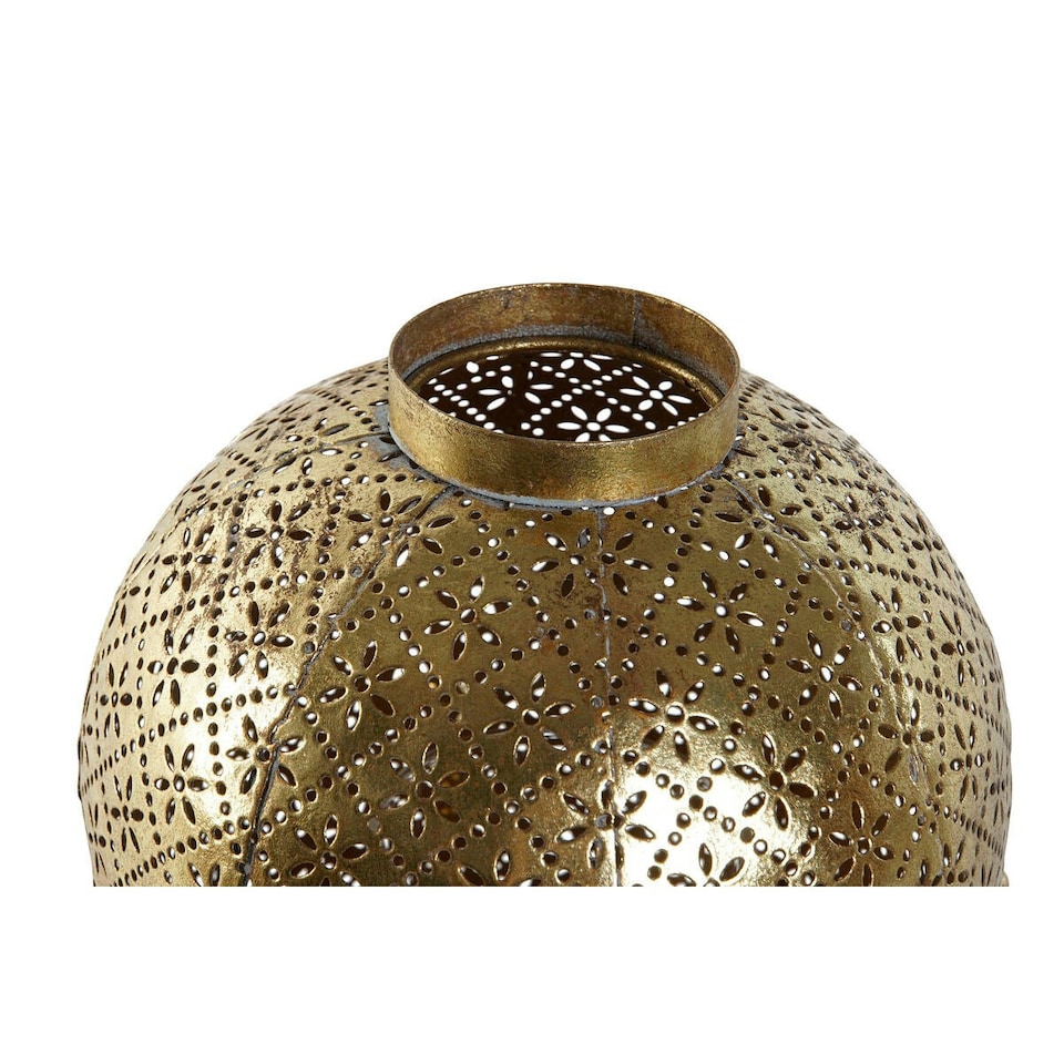 image 1 of Candleholder Home ESPRIT Golden Metal Crystal 19 x 19 x 24,5 cm N/A