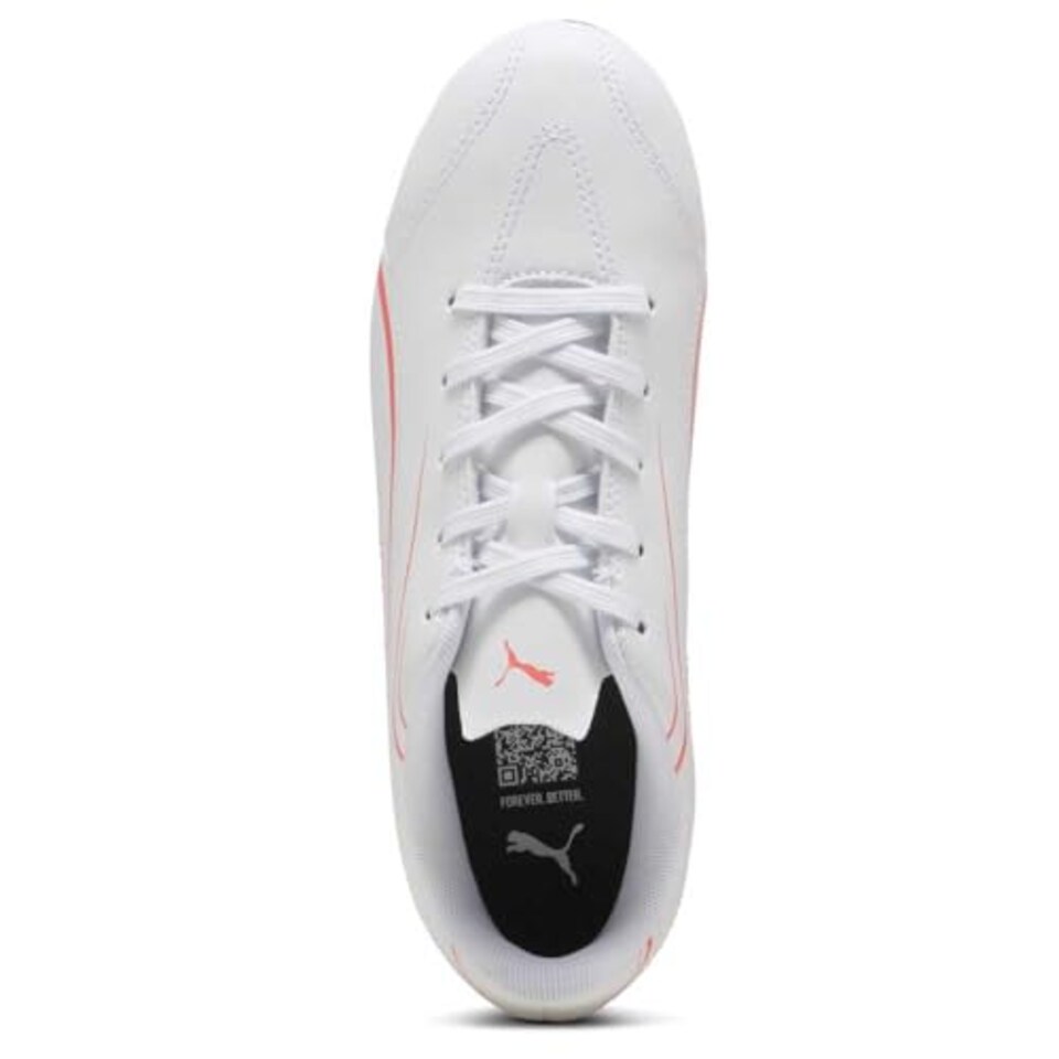 image 1 of Puma Vitoria Fg/Ag Junior Football Boots - 2 - White/Red