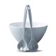 image 4 of Zeal Melamine Salad Bowl & Salad Servers Set, Duck Egg Blue Red | Red