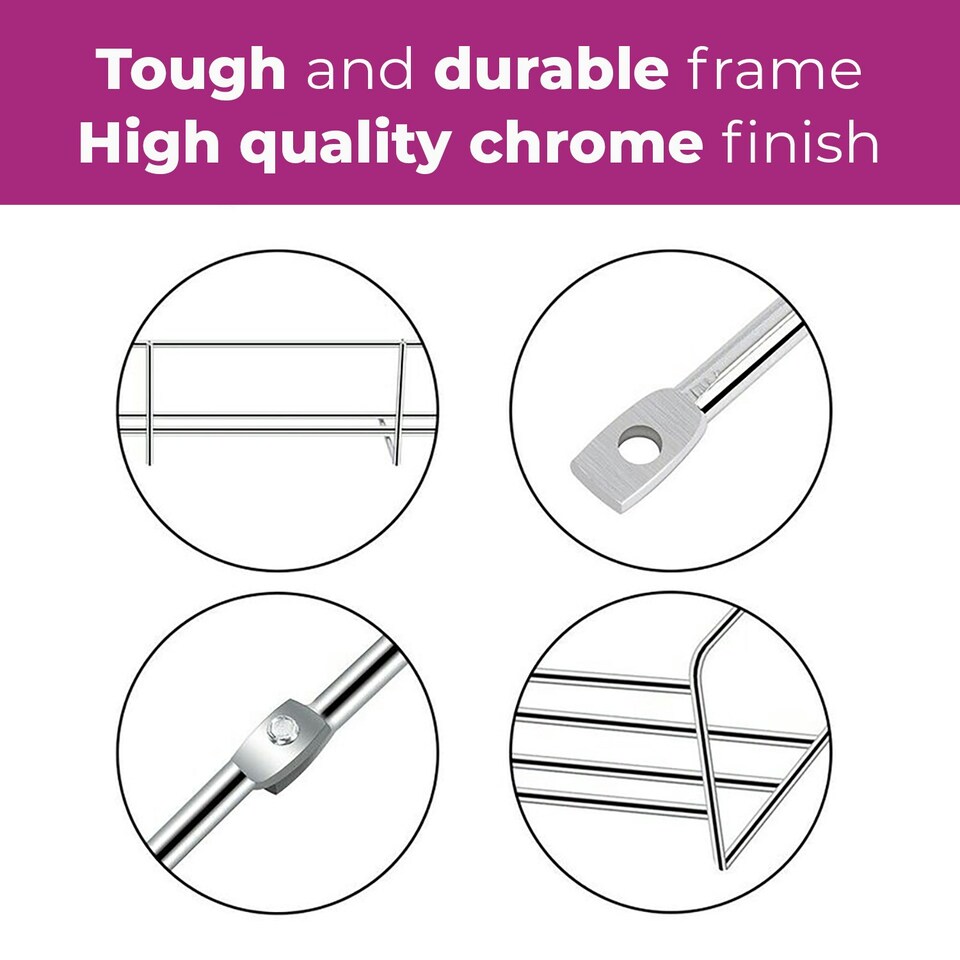 image 1 of Neo 3 Tier Spice Rack For Kitchen Door Cupboard or Wall