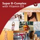 image 3 of Nutravita Vitamin B Complex High Potency - 8 Vitamins B1-B2-B3-B5-B6-B12, Biotin, Folic Acid & VIT D3 - 365 Micro Tablets - 1 Full Year Supply
