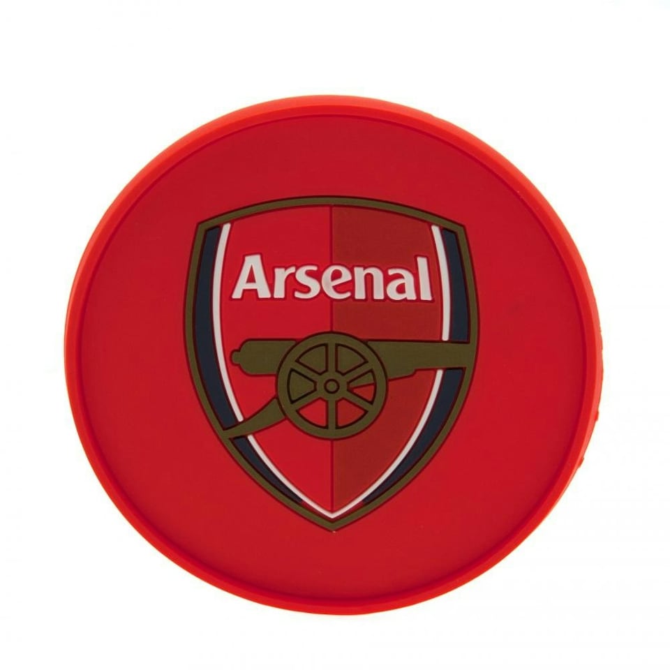 image 1 of Arsenal FC Silicone Coaster - Red - One Size