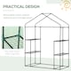 image 7 of Outsunny Greenhouse for Outdoor Portable Gardening Plant Grow House