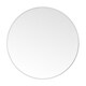 image 1 of Living and Home 60cm Nordic Round Bathroom Wall Mirror | White | 60cm