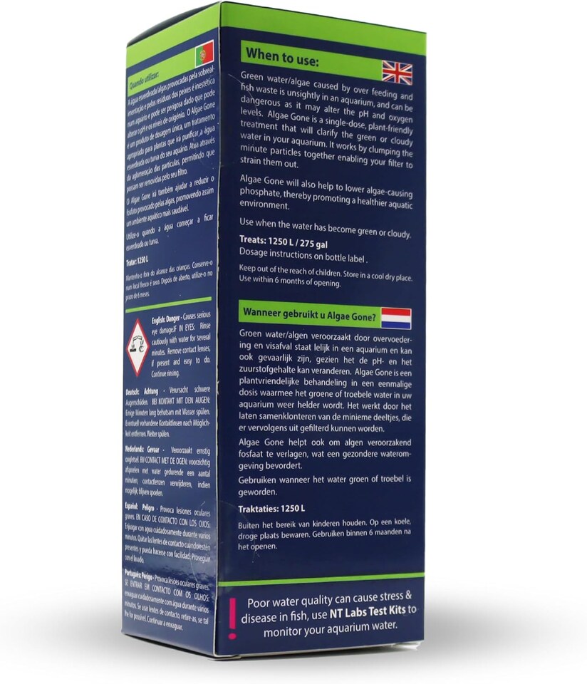 image 1 of NT Labs Algae Gone 250ml - Effective Algae Treatment for Aquatic Environments