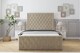 image 1 of Sloomy Vienna Almond Coniston Bed Frame With Mattress With 50" Upholstered Headboard 3' Single