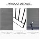 image 6 of Outsunny 3 x 3m Outdoor Steel Gazebo with 2 Tier Roof, Garden Gazebo Patio Canopy Marquee Shelter with Decorative Steel Frame  Grey
