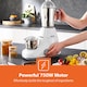 image 6 of GEEPAS 3 In 1 Mixer Grinder With 3 Stainless Steel Jars 750W White