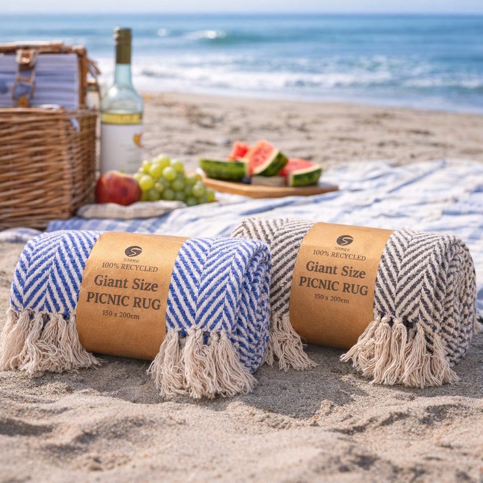image 1 of Surf State Giant Size Picnic Rug Blanket 150x200cm