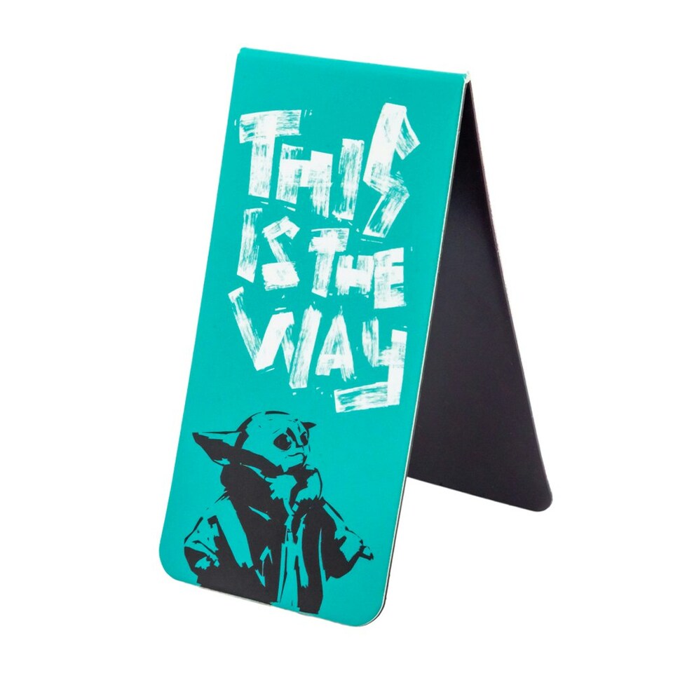 image 1 of Star Wars The Mandalorian This Is The Way Magnetic Bookmark - Blue/White/Black - One Size