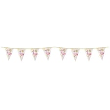 Flamingo Gold Foil Pennant Bunting 4m