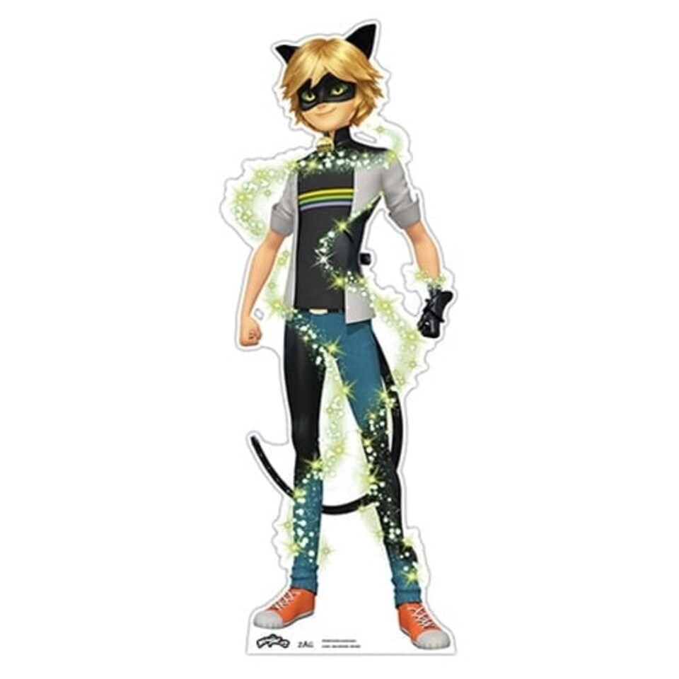 Cat Noir Transformation Miraculous Movie Star Mini Cardboard Cutout 95cm