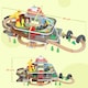 image 5 of AIYAPLAY Wooden Train Set, 79 Piece Train Track Mine Themed, Magnetic Railway Toys with Crane, Helicopter, Wooden Railway Set Birthday Gift for Kids, Boys and Girls Ages 3+ Years Old