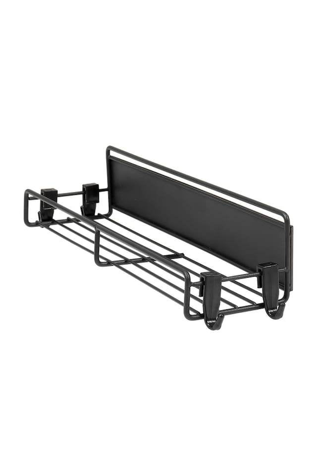 image 1 of Living and Home 4-Piece Magnetic Fridge Storage Rack with Hooks