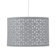 image 3 of Grey Laser Cut 30cm Pendant Lightshade | Grey | Large | 1