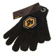 image 2 of Wolverhampton Wanderers FC Knitted Gloves Black