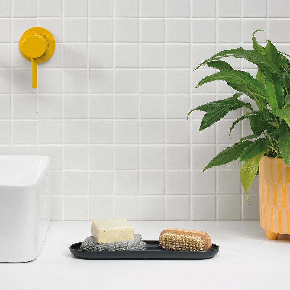 image 1 of ReBorn Recycled Bathroom Tray Black