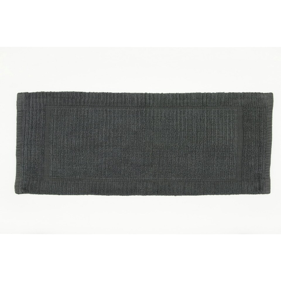 image 1 of Quik Dri 1500gsm Bath Mat 50x80cm – Everday Absorbent Bathroom Mat | Grey | Charcoal | 50 x 80cm