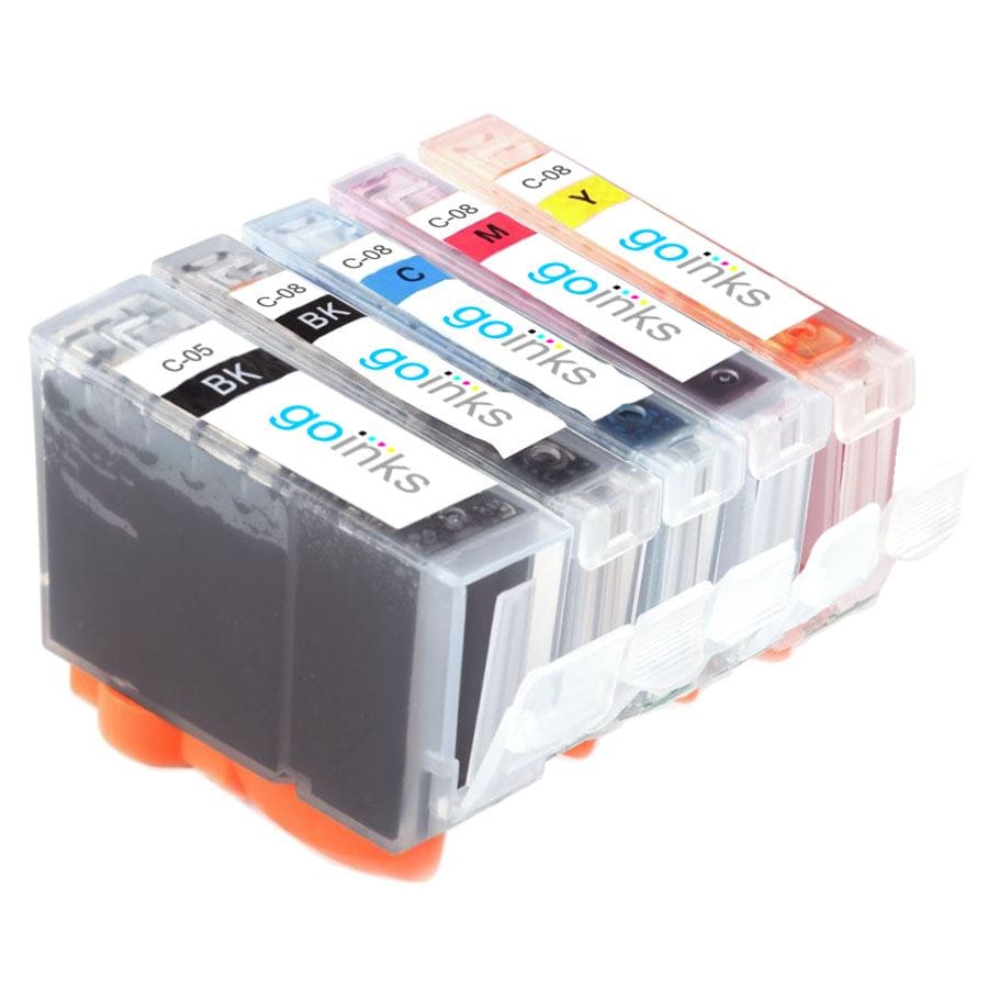 1 Compatible Set of 5 Canon PGI-5 & CLI-8 Printer Ink Cartridges