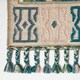 image 3 of Homescapes Matala Green and Blue Kilim Runner Wool Rug - 66 x 200 cm