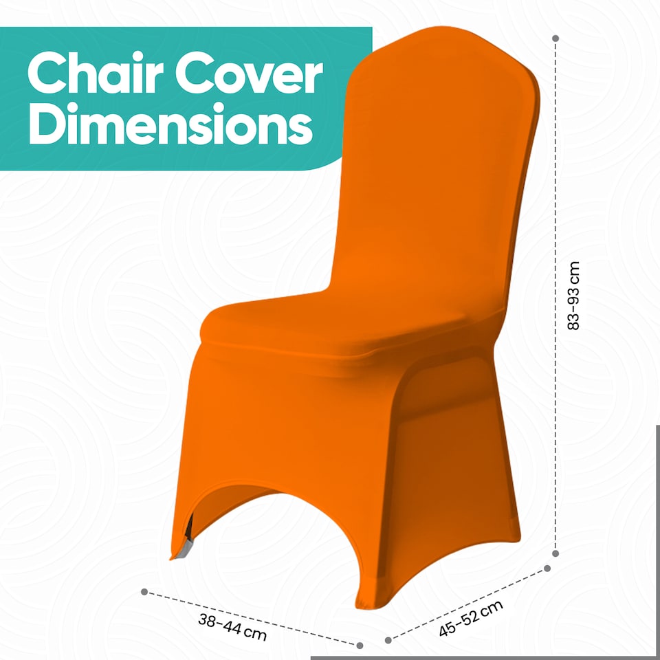 image 1 of Chair Cover Spandex Polyester Stretch Fabric Dining Slipcovers - 10pcs