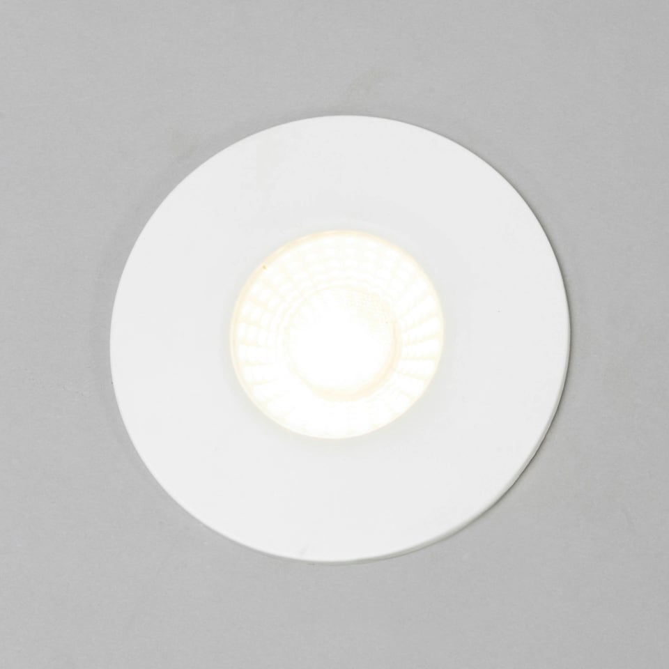 image 1 of BHS Nate LED Fixed Fire Rated IP65 Recessed Spotlight | White | Matte White | 1