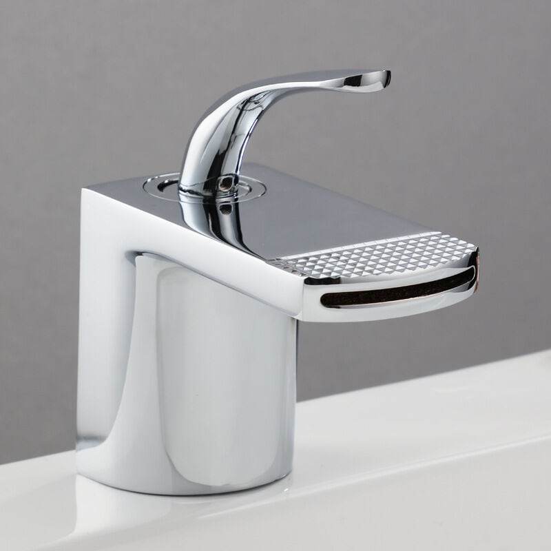 Waterfall basin faucet household bathroom hot and cold faucet white bathroom faucets,rose gold