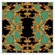image 1 of Black & green baroque (Picutre Frame) White | XL