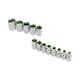 image 5 of Metric 1/4in Drive Sockets 4 - 14mm + 10pc Spanners 4 - 11mm + 1/4in Ratchet