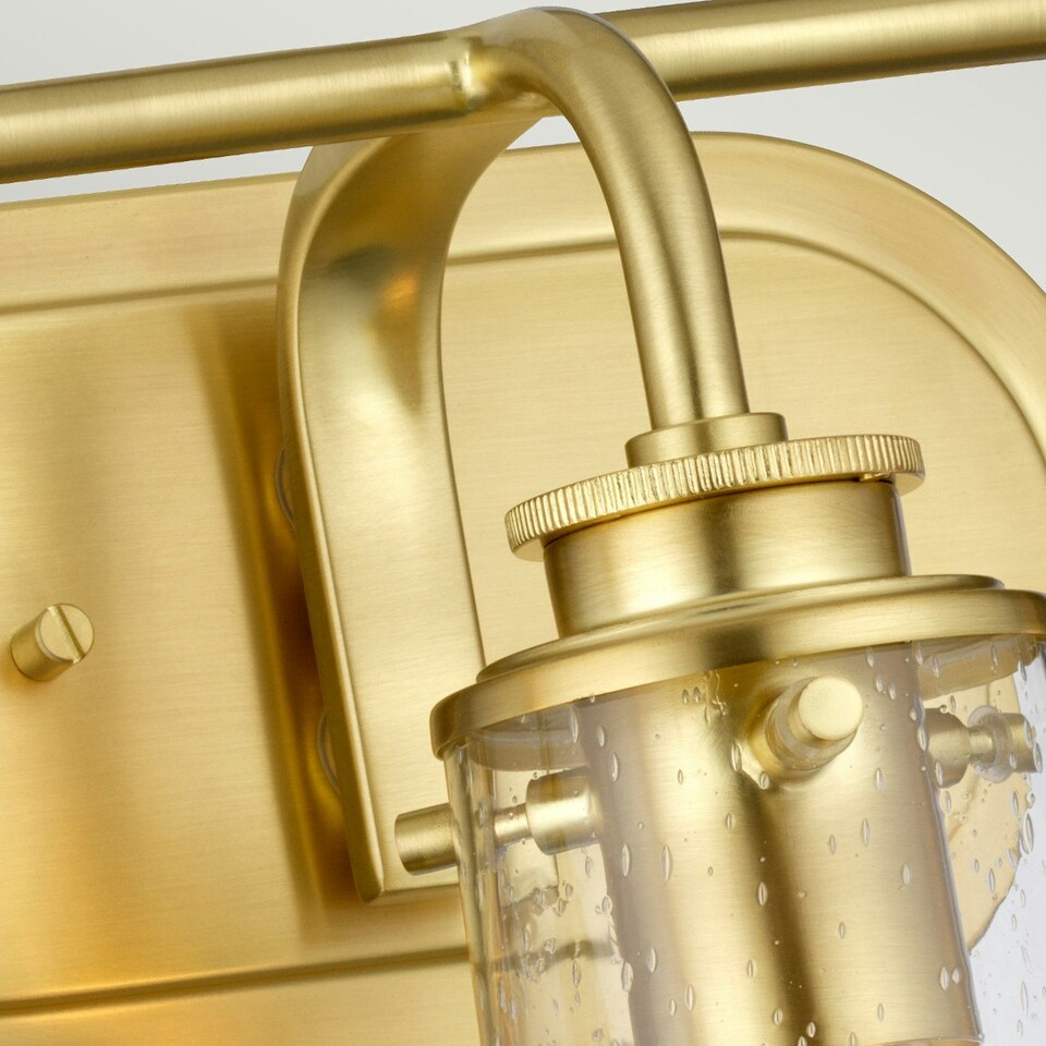 image 1 of Kichler Braelyn 3 Light Wall Light Brushed Brass IP44