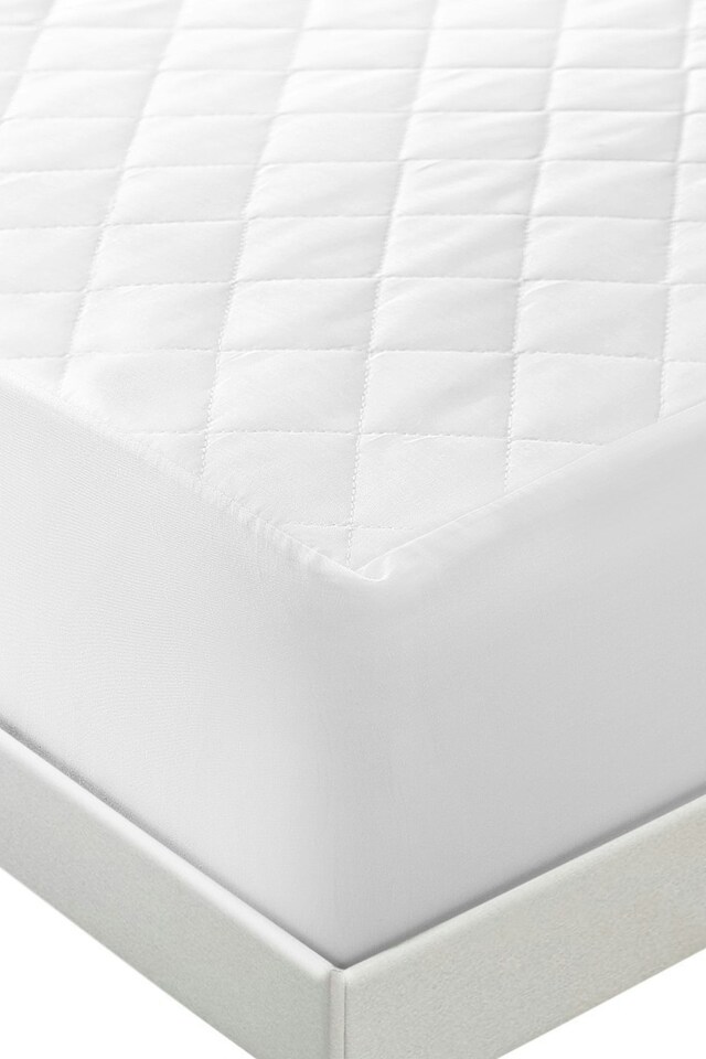 image 1 of T-200 Quilted Mattress Protector 16" White | White | Single