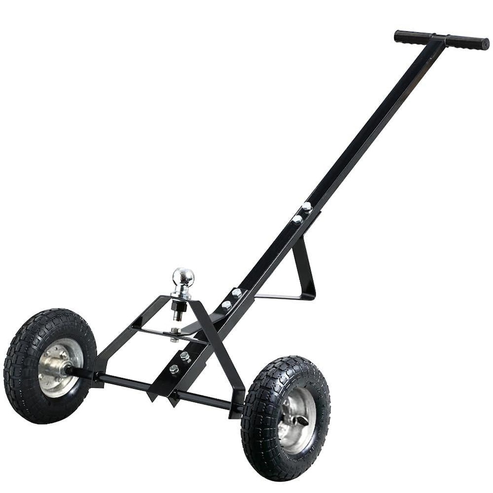 image 1 of Metal Caravan Trailer Dolly - Black - 275KG Load Capacity