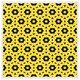 image 1 of Yellow & black geometric pattern (Picture Frame) White | S