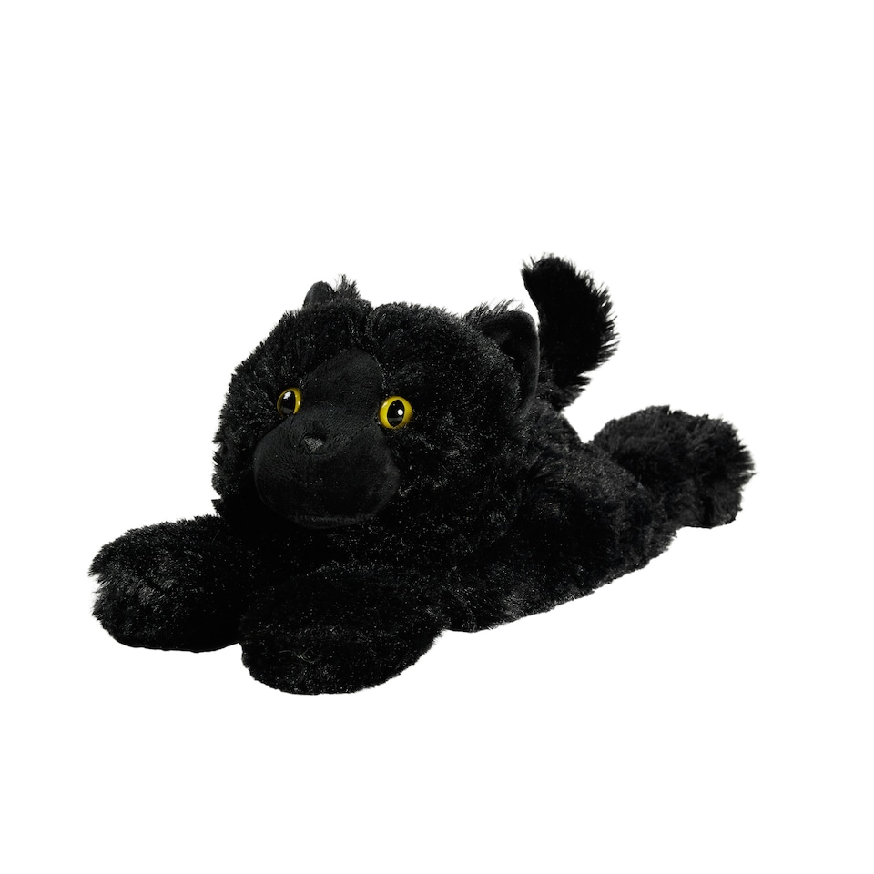 image 1 of Warmies Plush Black Cat LARGE