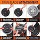 image 7 of Terratek 20V Cordless Grass Trimmer 2-in-1 Strimmer with Blades, Spool & Fast Charge | Grey | Grey | 1