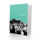 image 2 of Arthur's Seat Edinburgh Scottish Landmark Teal Scottish Scotland Card