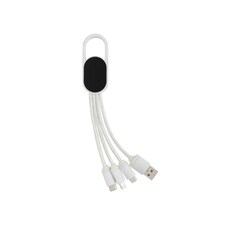 XD Collection 4 in 1 USB Cable - White - One Size