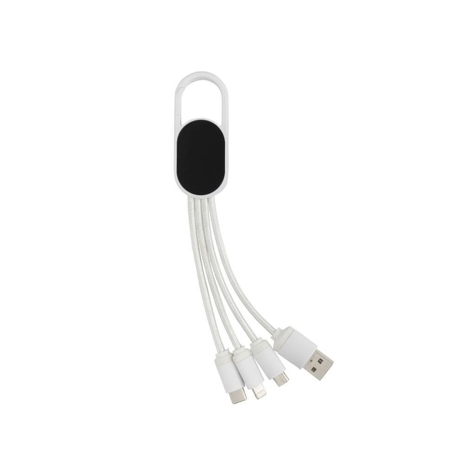image 1 of XD Collection 4 in 1 USB Cable - White - One Size