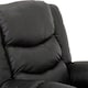 image 5 of Seattle Electric Automatic Recliner Home Lounge Bonded Leather Chair (Black)