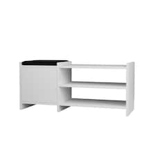 Munslow Hallway Storage Unit | White | White | One Size