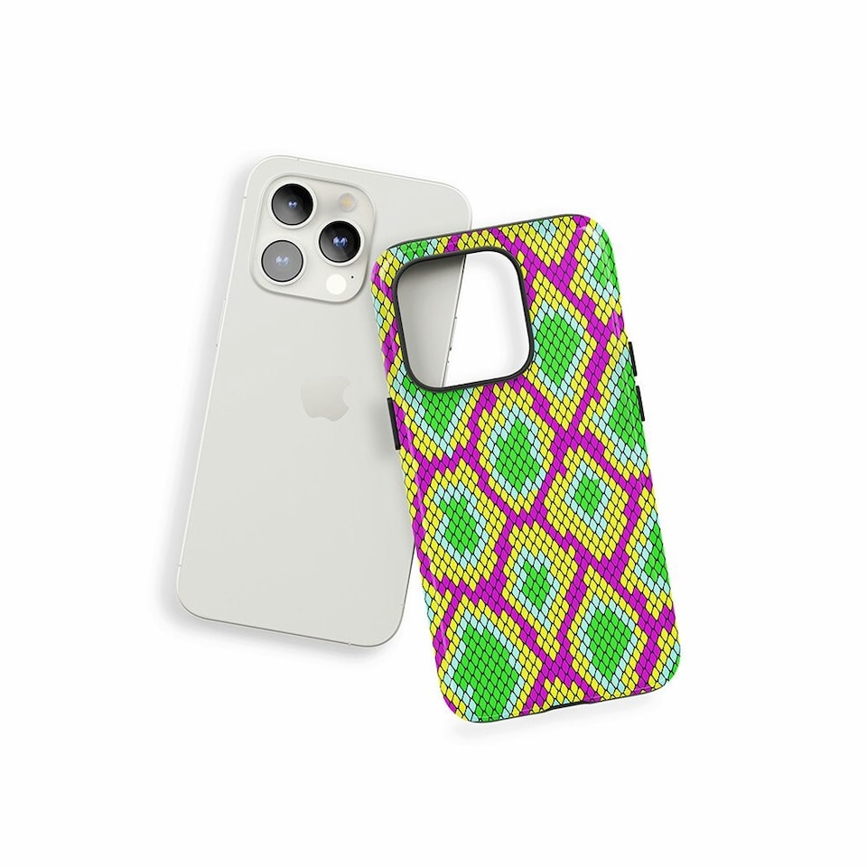 image 1 of Snake Charmer Phone Case | Green | iPhone 15
Tough | iPhone 15
Tough