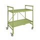 image 1 of Cleo Folding Serving Cart InOut Kiwi Green