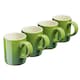 image 1 of Cooks Professional 4pc Espresso Cup Set - Stoneware Mini Mugs - 100ml | Green | Green