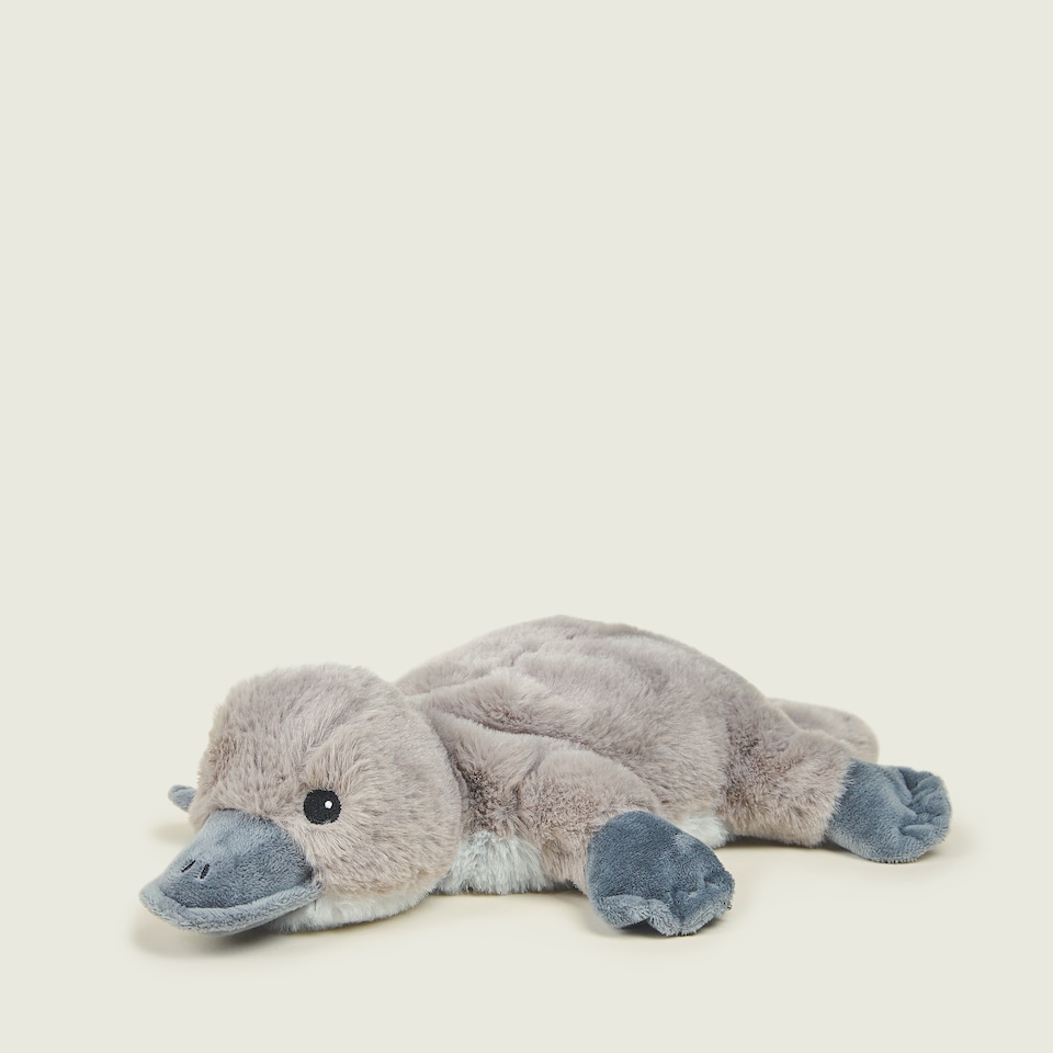 image 1 of Warmies Junior Plush Platypus MEDIUM