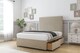 image 4 of Sloomy Manhattan Almond Coniston Divan Bed Base 2 Drawers Foot-End With 54 Inch Floor Standing Headboard | Cream | Almond | Super King | 1
